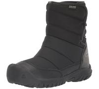 KEEN Puffrider Waterproof Snow Boots, Black/Steel Grey, 9 UK Child