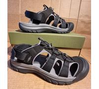 Keen Rapids H2 Men's UK12 Adjustable Walking Hiking Water Sandals in Black/Grey