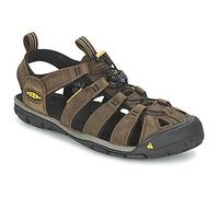 KEEN Men's Clearwater CNX Lightweight Water Sandals, Dark Earth/Black, 9.5