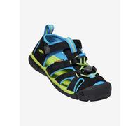 Keen Sandals Kids Seacamp II CNX Unisex - Black/Brilliant Blue - UK 12 Child