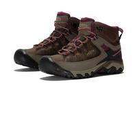 KEEN Women's Targhee 3 Mid Waterproof Hiking Boots, Weiss Boysenberry, 8 UK