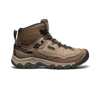 KEEN Men's Targhee 4 Mid Height Durable Comfortable Waterproof Hiking Boots, Brindle/Canteen, 8.5 UK