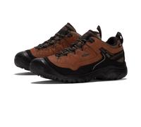 KEEN Men's Targhee 4 Low Height Durable Comfortable Waterproof Hiking Shoes, Bison/Black, 9 UK