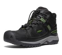 KEEN Targhee Mid Waterproof Wanderstiefel, Black/Campsite, 8 UK Child