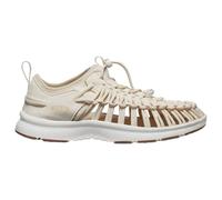KEEN Women's Uneek O3 Breathable Two Cord Custom Comfort Fit Sneaker Style Sandals, Birch/Star White, 8.5
