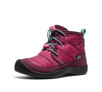 KEEN Unisex-Child Howser 2 Quilted Mid Height Waterproof Comfy Durable Chukka Boots, Beaujolais/Pool Blue, 10