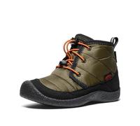 KEEN Unisex Kids Howser 2 Waterproof Chukka Boots, Dark Olive Gold Flame, 5 UK