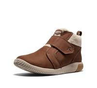 KEEN Unisex-Child KNX Middie Easy On Strap Comfortable Barefoot Feel Sneakers, Bison/Safari, 1