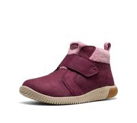KEEN Unisex-Child KNX Middie Easy On Strap Comfortable Barefoot Feel Sneakers, Fig/Lilas, 5