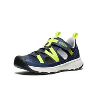 KEEN Unisex-Child Motozoa Breathable Comfortable Easy On Quick Dry Athletic Sandals, Naval Academy/Evening Primrose, 13