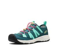 KEEN Unisex-Child Motozoa Comfortable Easy On Breathable Lightweight Athletic Sneakers, Mediterranea/Pink Lemonade, 8