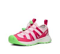 KEEN Unisex-Child Motozoa Comfortable Easy On Breathable Lightweight Athletic Sneakers, Raspberry/Summer Green, 4