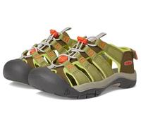 KEEN Unisex-Child Newport Boundless Adaptive Alternative Closure Easy On Outdoor Water Sandals, Dark Olive/Scarlet Ibis, 6