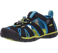 Keen Footwear Unisex Kids Sandals Seacamp II CNX Fisherman Black Brilliant Blue UK 4 / EU 37