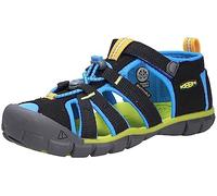 Keen Footwear Kids Sandals Seacamp II CNX Unisex Fisherman Black/Brilliant Blue UK 5