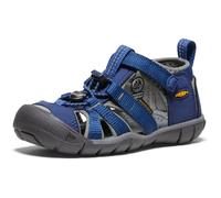 KEEN Unisex-Child Seacamp 2 CNX Closed Toe Sandals, Blue Depths/Gargoyle, 5