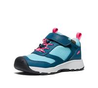 KEEN Unisex-Child Skua Durable Easy On Comfortable Waterproof Sneakers, Reef Waters/Rouge Red, 5
