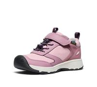 KEEN Unisex-Child Skua Durable Easy On Comfortable Waterproof Sneakers, Zephyr/Plum Perfect, 3