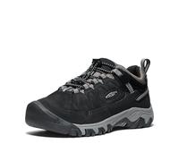 KEEN Targhee 4 Low Waterproof Hiking Shoes, Black/Steel Grey, 12 UK Child