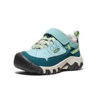 KEEN Targhee 4 Low Waterproof Hiking Shoes, Reef Waters/Daiquiri Green, 8 UK Child