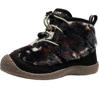 KEEN Unisex Children's Howser 2 Quilted Mid Height Waterproof Comfy Durable Chukka Boots, Black White Black Star White, 5 Big Kid
