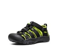 KEEN Unisex Kids Newport H2 Sandal, Black Lime Green, 3 UK