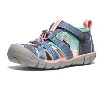 KEEN Unisex Kids Seacamp 2 Cnx Sandal, Flint Stone Ocean Wave, 10 UK Child