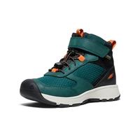 KEEN Unisex Kid's Skua Mid Waterproof Hiking Boots, Ponderosa Pine/Gold Flame, 13 UK Child