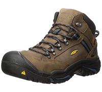 KEEN Utility Men's Braddock Mid AL Waterproof M Work Boot, Bison/Ensign Blue, 11 2E US