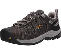 KEEN Utility Men's Flint 2 Low Steel Toe Non Slip Work Shoe, Gargoyle/Paloma, 13 Medium US