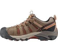 KEEN Utility Men's Flint Low-M Work Shoe, Shitake Brown/Rust, 9 UK