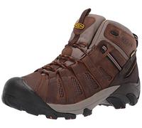 KEEN Utility Men's Flint Low Steel Toe Work Shoe, Cascade Brown/Caramel Café, 10 W