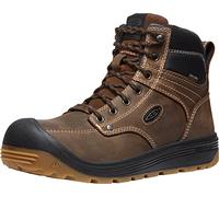 KEEN Utility Men's Fort Wayne 6 Waterproof Composite Toe Wedge Work Boots, Dark Earth/Gum, 12