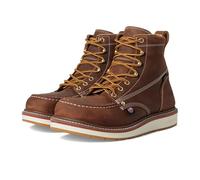 KEEN Utility Men's Liberty 6" Waterproof Boot (Carbon-Fiber Toe) Industrial, Chestnut/Gum, 10