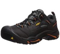 KEEN Utility Men's Louisville 6" Steel Toe Waterproof Work Boot, Black/Bossa Nova, 11