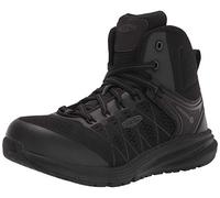 KEEN Utility mens Vista Energy Mid Composite Toe Work Construction Shoe, Black/Raven, 14 Wide US