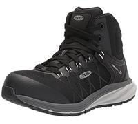 KEEN Utility Women's Mid Composite Toe Industrial Sneaker Boot, Vapor/Black, 9 Wide