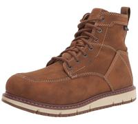 KEEN Utility Women's San Jose 6” Alloy Toe Wedge Work Boots, Almond/Gum KG 113, 7 Wide