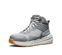 KEEN Utility Women's Synchro Waterproof Work Boot (Carbon-Fiber Toe), Steel Grey/Gum, 5 UK Wide