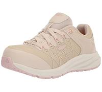 KEEN Utility Women's Vista Energy Low Height Composite Toe Industrial Work Sneakers, Birch/Peach Whip, 9.5