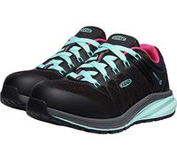 KEEN Utility Women's Vista Energy Low Height Composite Toe Industrial Work Sneakers, Black/Blue Light, 6.5