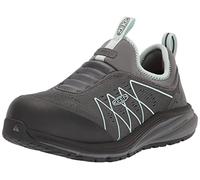 KEEN Utility Women's Vista Energy Shift Low Composite Toe Slip On Industrial Work Sneakers, Steel Grey/Blue Glass, 5.5 Wide