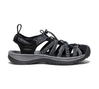 KEEN Women's Whisper Closed Toe Sport Sandals, Black/Steel Grey, 3.5