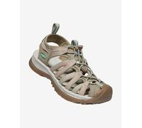 KEEN Women's Whisper Sandal, Taupe/Coral, 4 UK