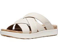 KEEN Women ELLE MIXED SLIDE, BIRCH/STAR WHITE, 9.5