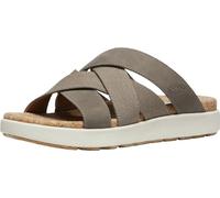 KEEN Women's Elle Mixed Slide Sandal, Brindle/Birch, 6 UK