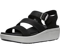 KEEN Women ELLECITY BACKSTRAP, BLACK/DRIZZLE, 8