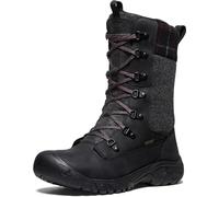 KEEN Women's Greta Tall Boot Waterproof Snow, Black Plaid2, 2.5 UK