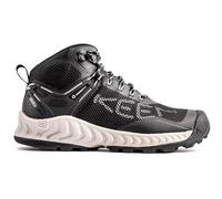KEEN Women’s NXIS EVO Mid Height Waterproof Hiking Boots, Black/Blue Glass, 4.5 UK