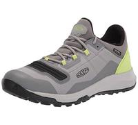 KEEN Women’s Tempo Flex Low Height Lightweight Waterproof Hiking Shoe, Drizzle/Sharp Green, 7.5 UK